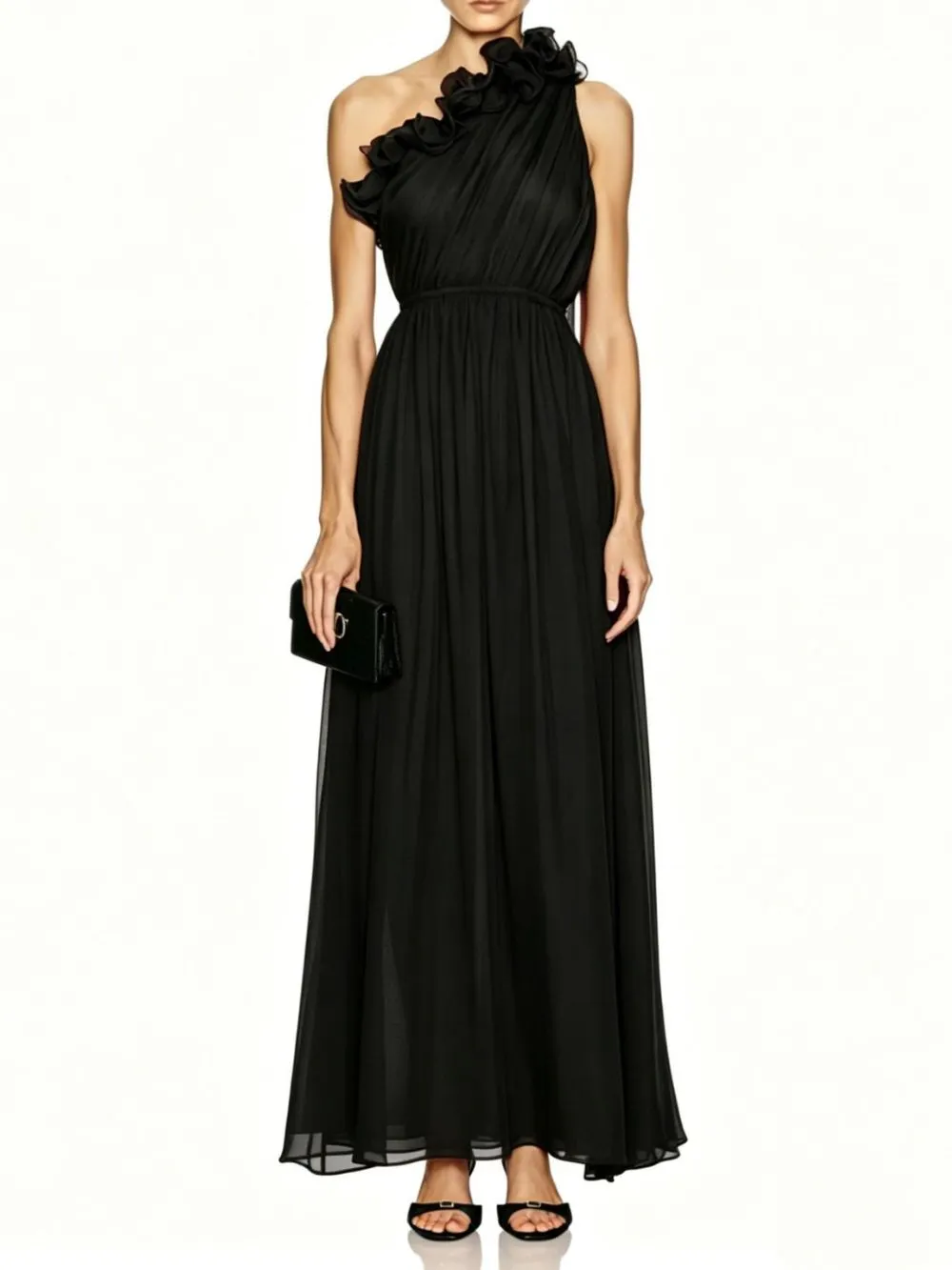 Meital One-Shoulder Maxi Dress - OWNCI