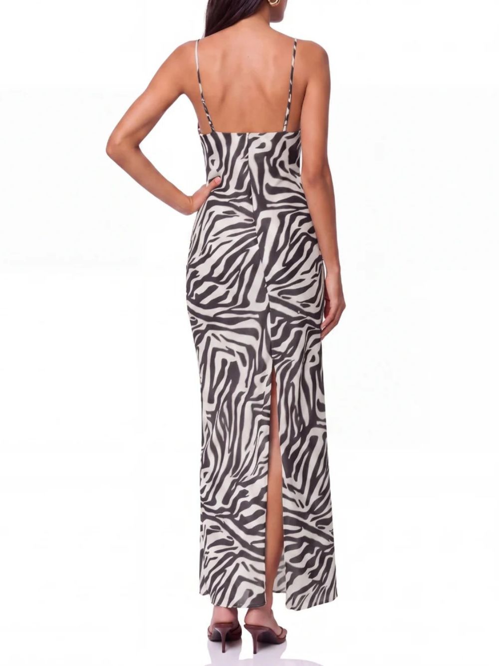 Grazia Lace Zebra Maxi Dress - OWNCI