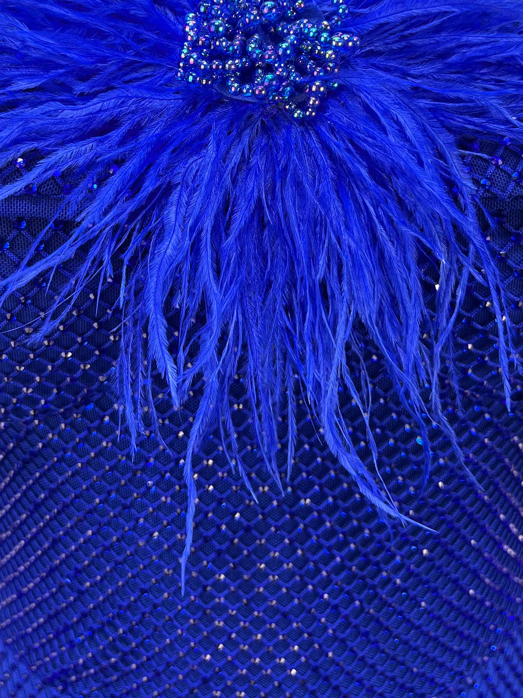 Riva Feather Embellished Hollowed Sequin Bodycon Maxi Dress In Blue - OWNCI Riva Feather Embellished Hollowed Sequin Bodycon Maxi Dress In Blue - OWNCI