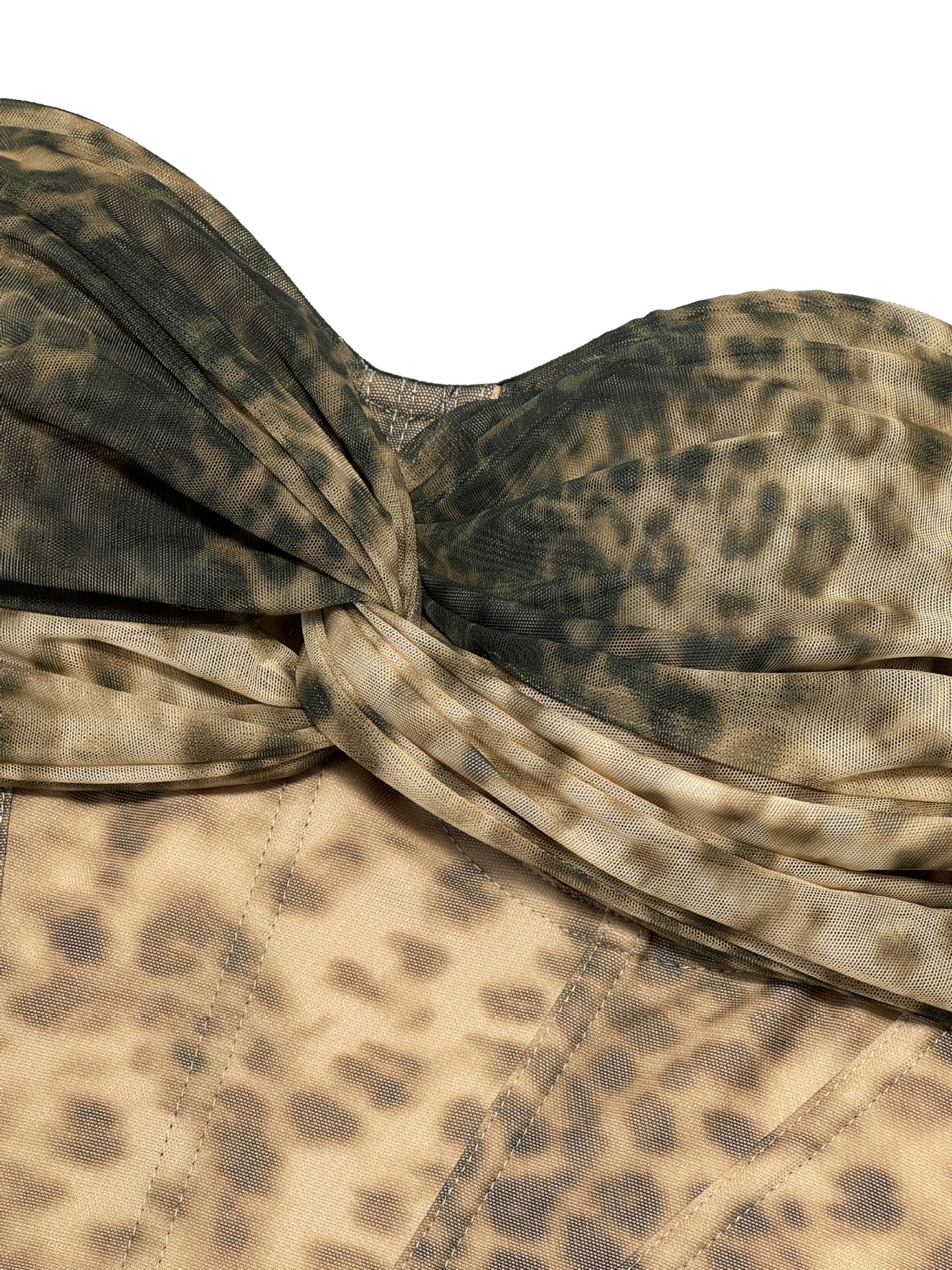 Melly Leopard Corset Top - OWNCI