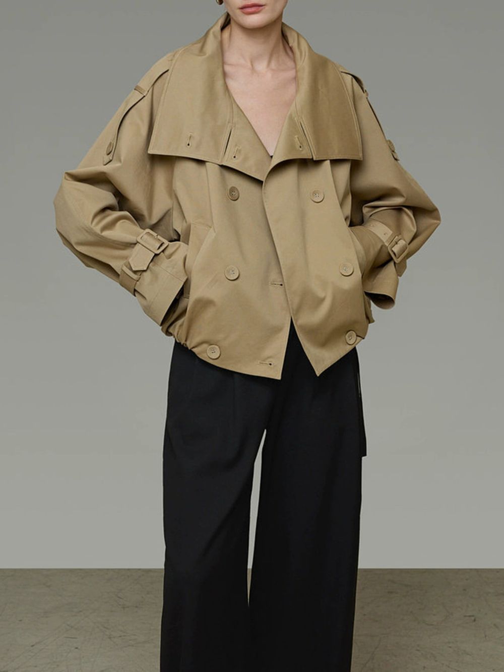 Mehera Khaki Jacket - OWNCI Mehera Khaki Jacket - OWNCI