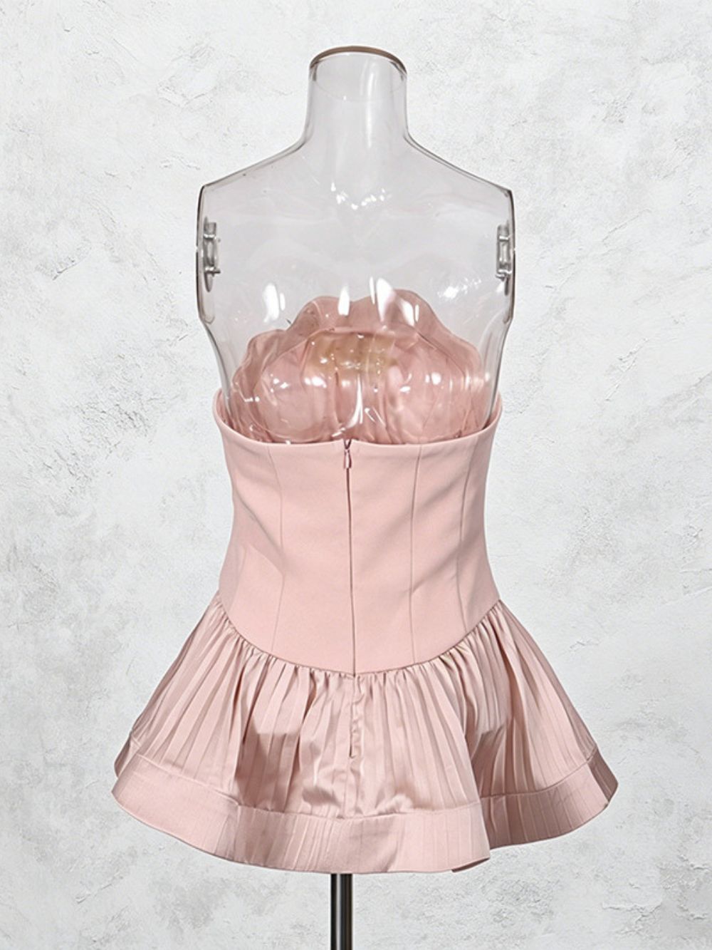 Michel Pink Strapless Top - OWNCI