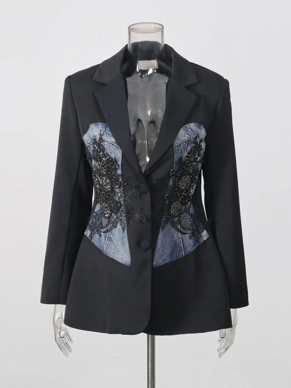 Miel Embroidery Blazer - OWNCI Miel Embroidery Blazer - OWNCI