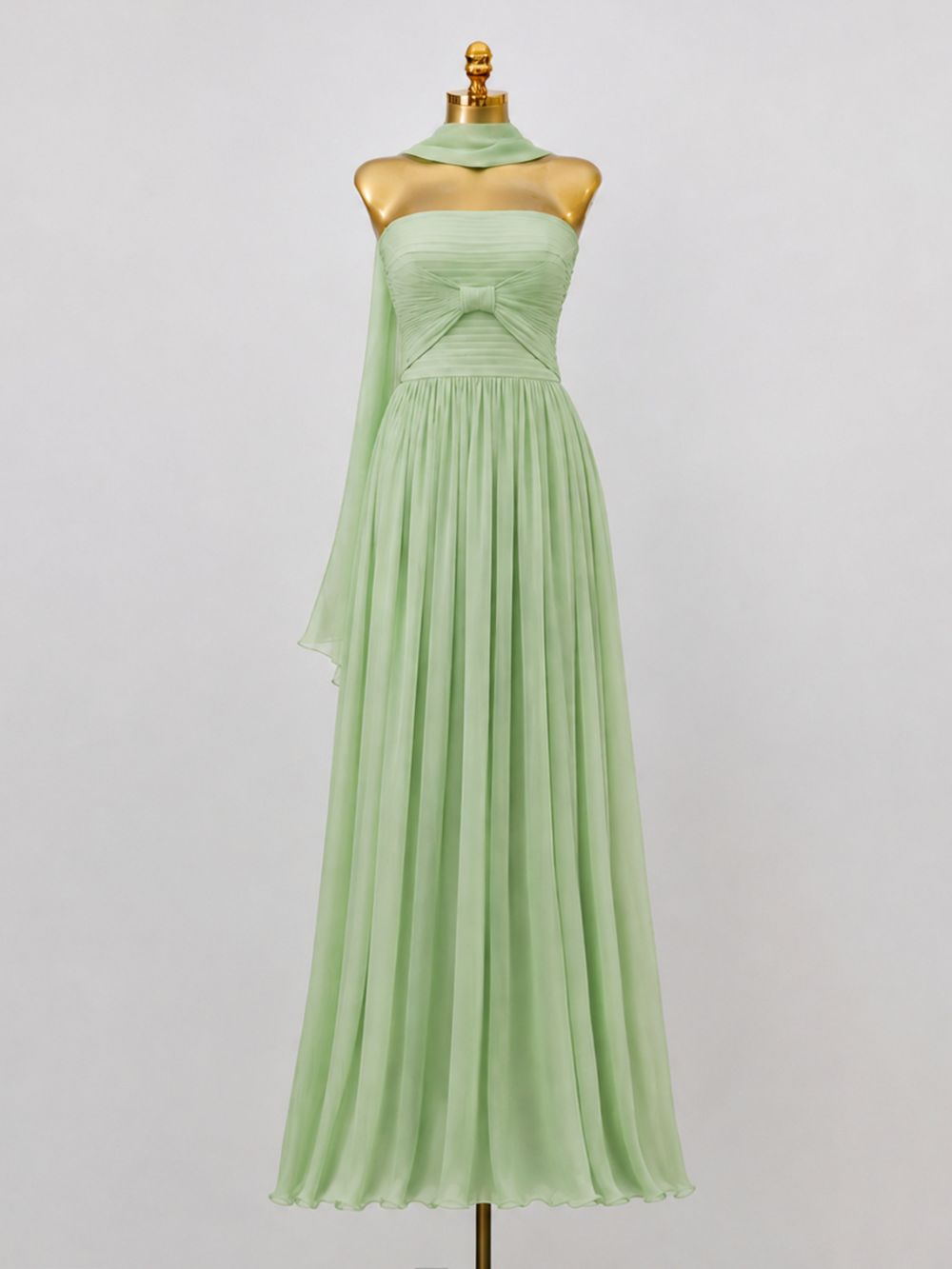 Melania Green Strapless Maxi Dress - OWNCI