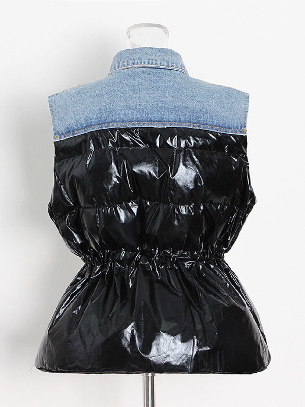 Mihaela Denim Patchwork Jacket - OWNCI