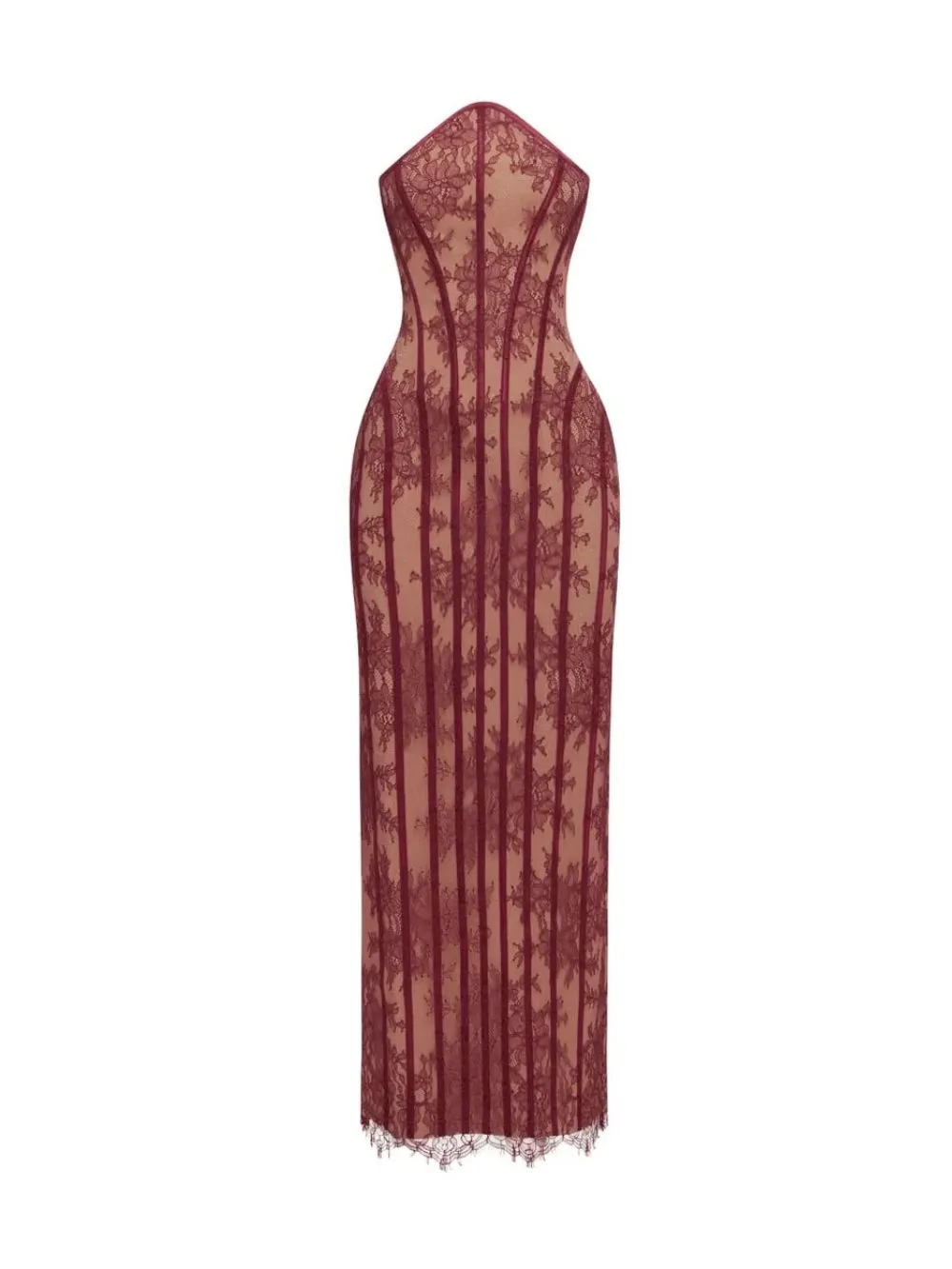 Ulmarek Strapless Lace Maxi Dress - OWNCI Ulmarek Strapless Lace Maxi Dress - OWNCI