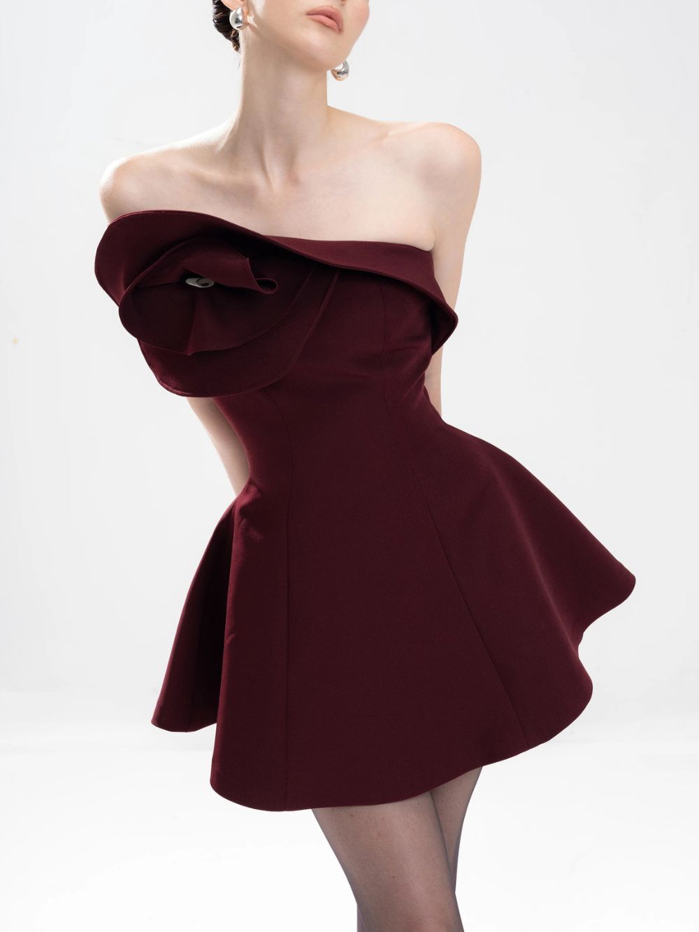 Meili One-Shoulder Mini Dress - OWNCI
