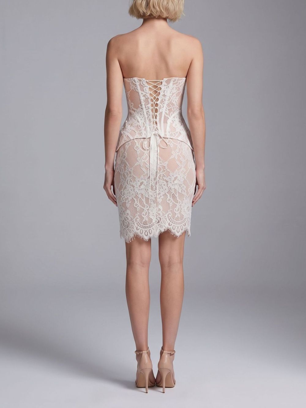 Milina White Lace Two-Piece Set - OWNCI