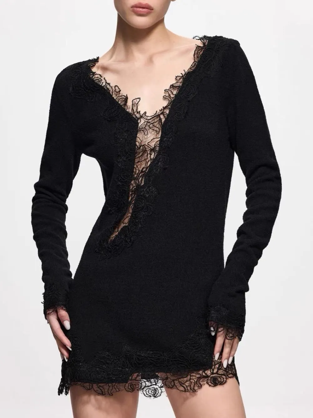 Mecca Long Sleeve Mini Dress - OWNCI Mecca Long Sleeve Mini Dress - OWNCI