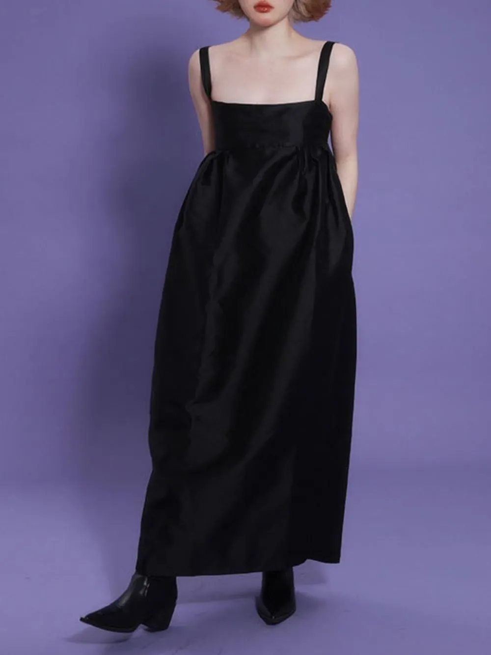 Merritt Black Strappy Maxi Dress - OWNCI Merritt Black Strappy Maxi Dress - OWNCI