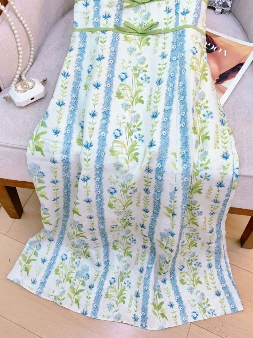 Merryn Green Floral Maxi Dress - OWNCI