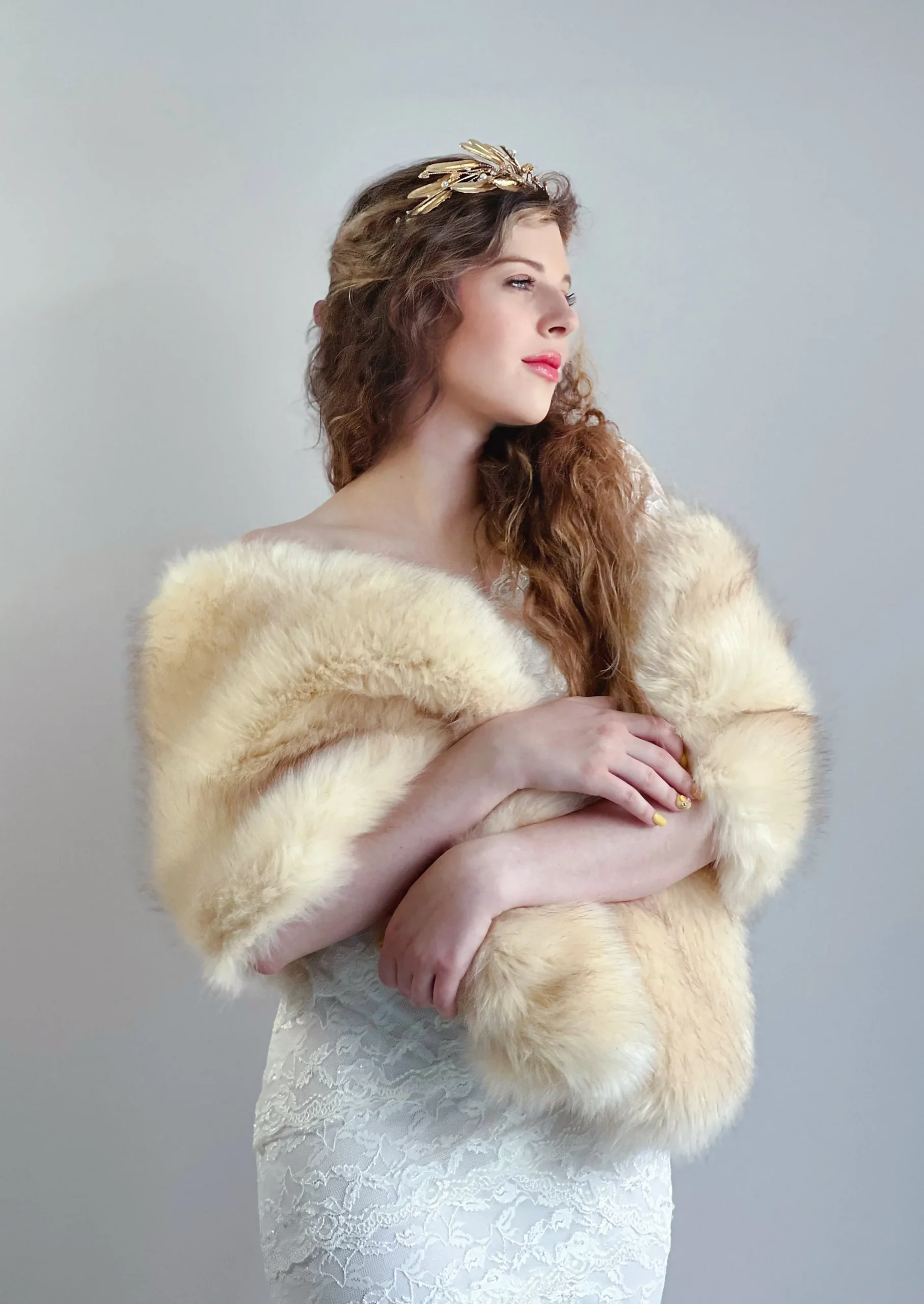 Isabel Fur Shawl - OWNCI