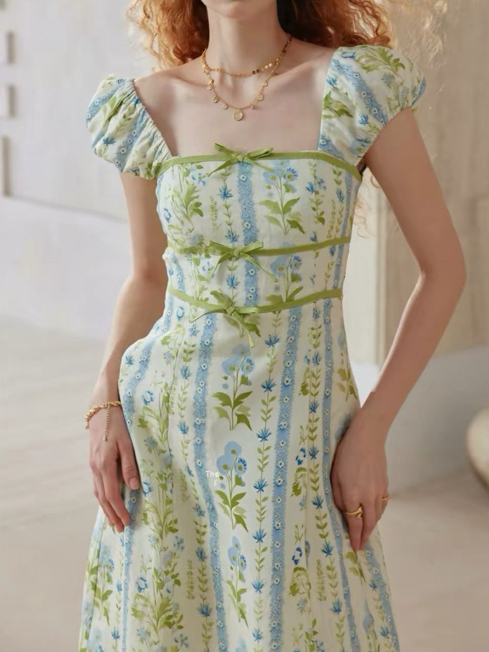 Merryn Green Floral Maxi Dress - OWNCI