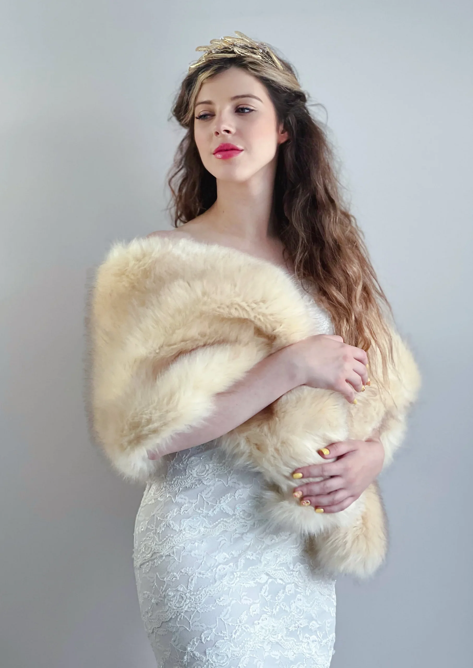 Isabel Fur Shawl - OWNCI