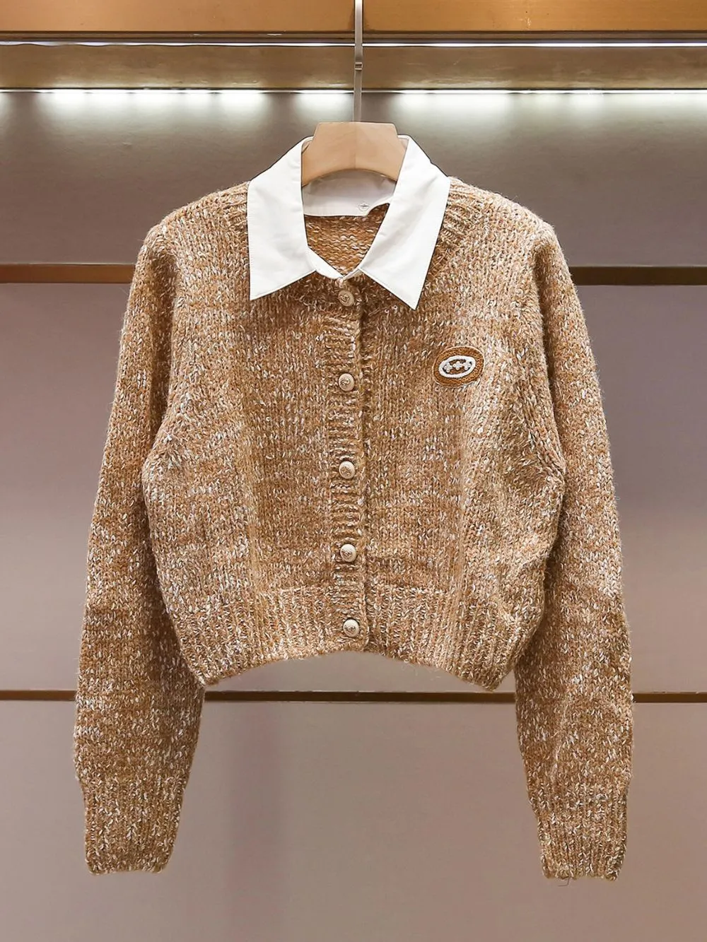 Mindel Caramel Cardigan - OWNCI Mindel Caramel Cardigan - OWNCI