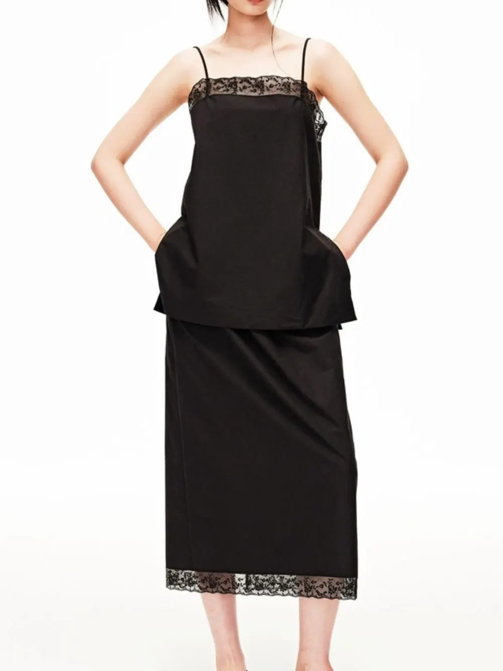 Mesa Black Lace Two-Piece Set - OWNCI Mesa Black Lace Two-Piece Set - OWNCI