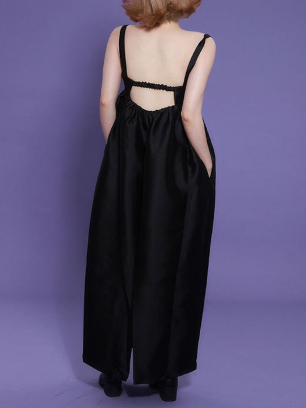 Merritt Black Strappy Maxi Dress - OWNCI