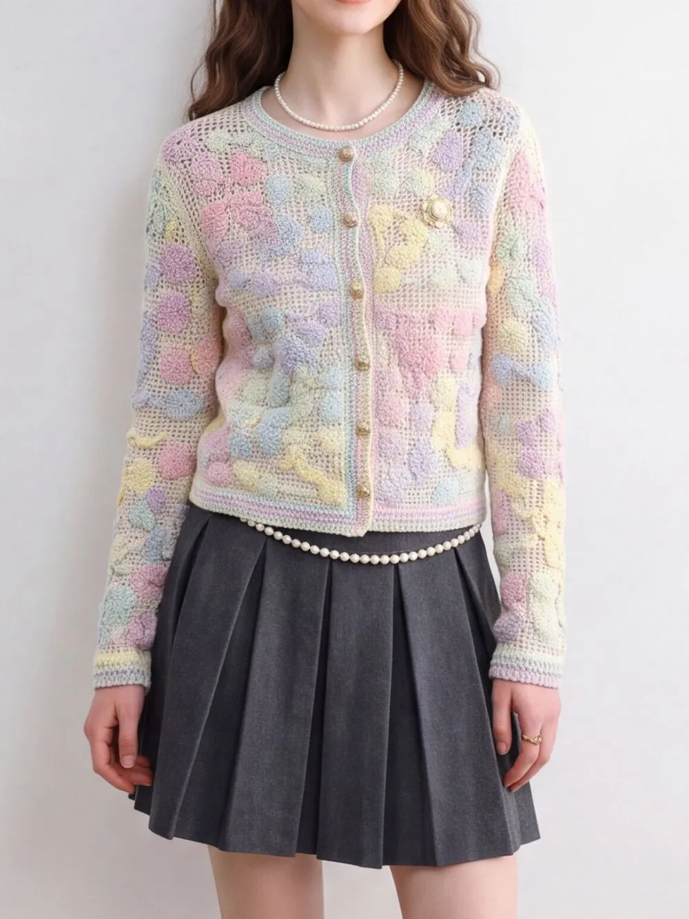Milli Flower Cardigan - OWNCI Milli Flower Cardigan - OWNCI