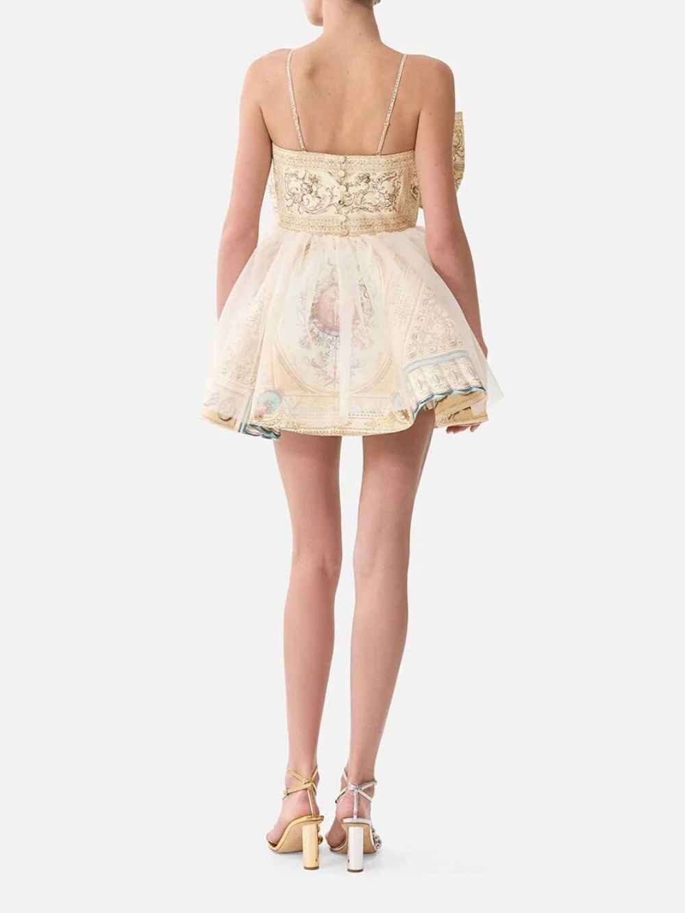 Michela Bow-Front Mini Dress - OWNCI