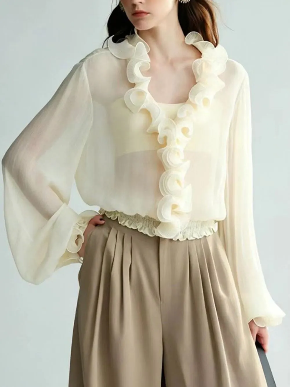 Mian Ruffle Top - OWNCI
