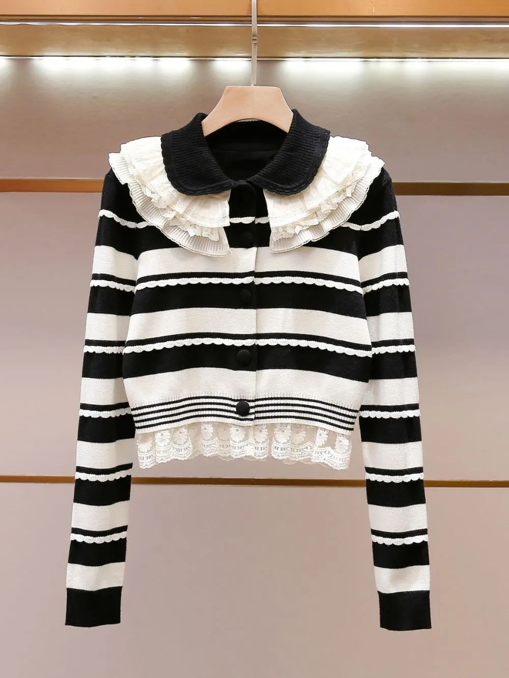 Minerva Striped Cardigan - OWNCI Minerva Striped Cardigan - OWNCI