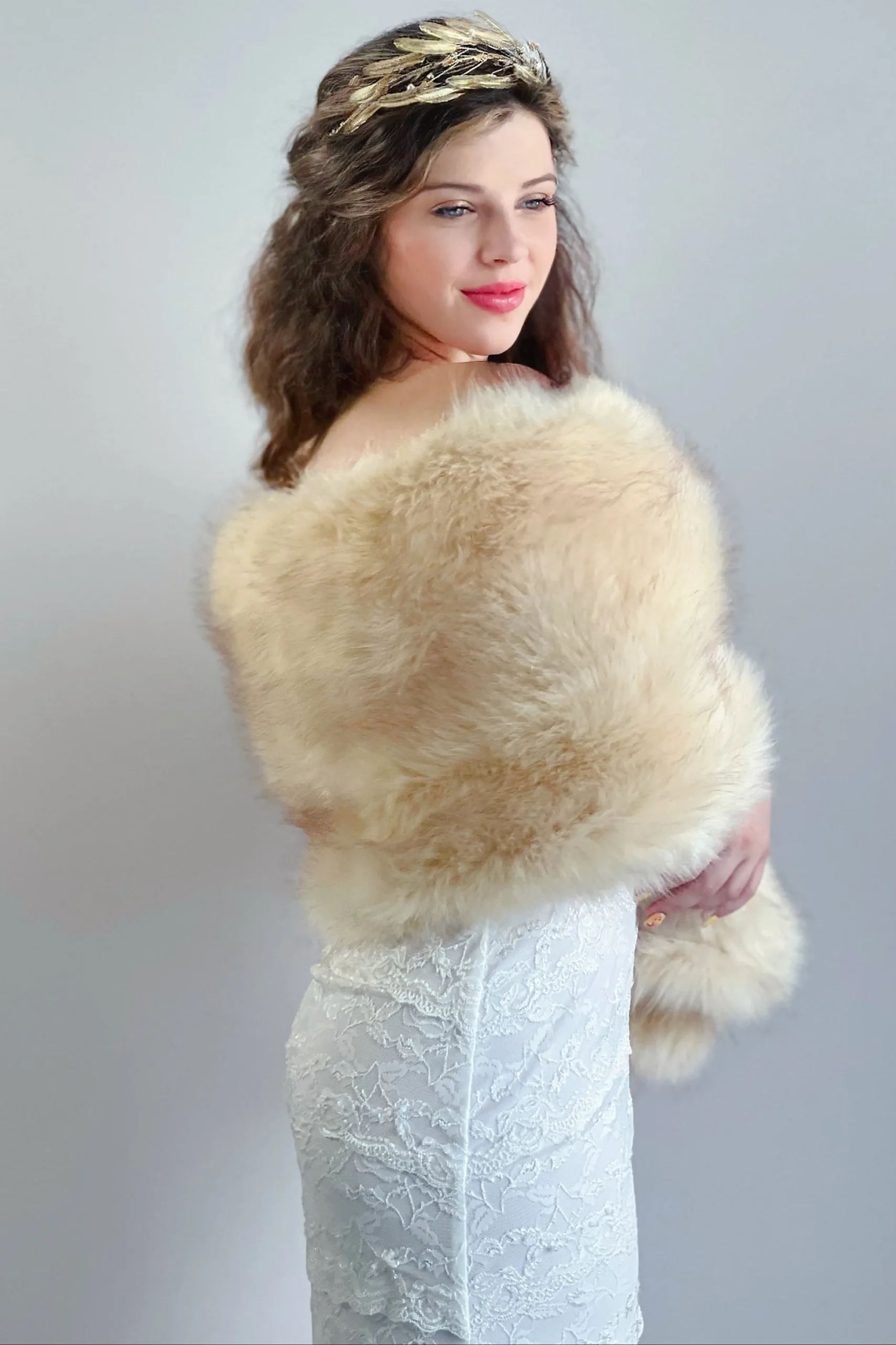 Isabel Fur Shawl - OWNCI