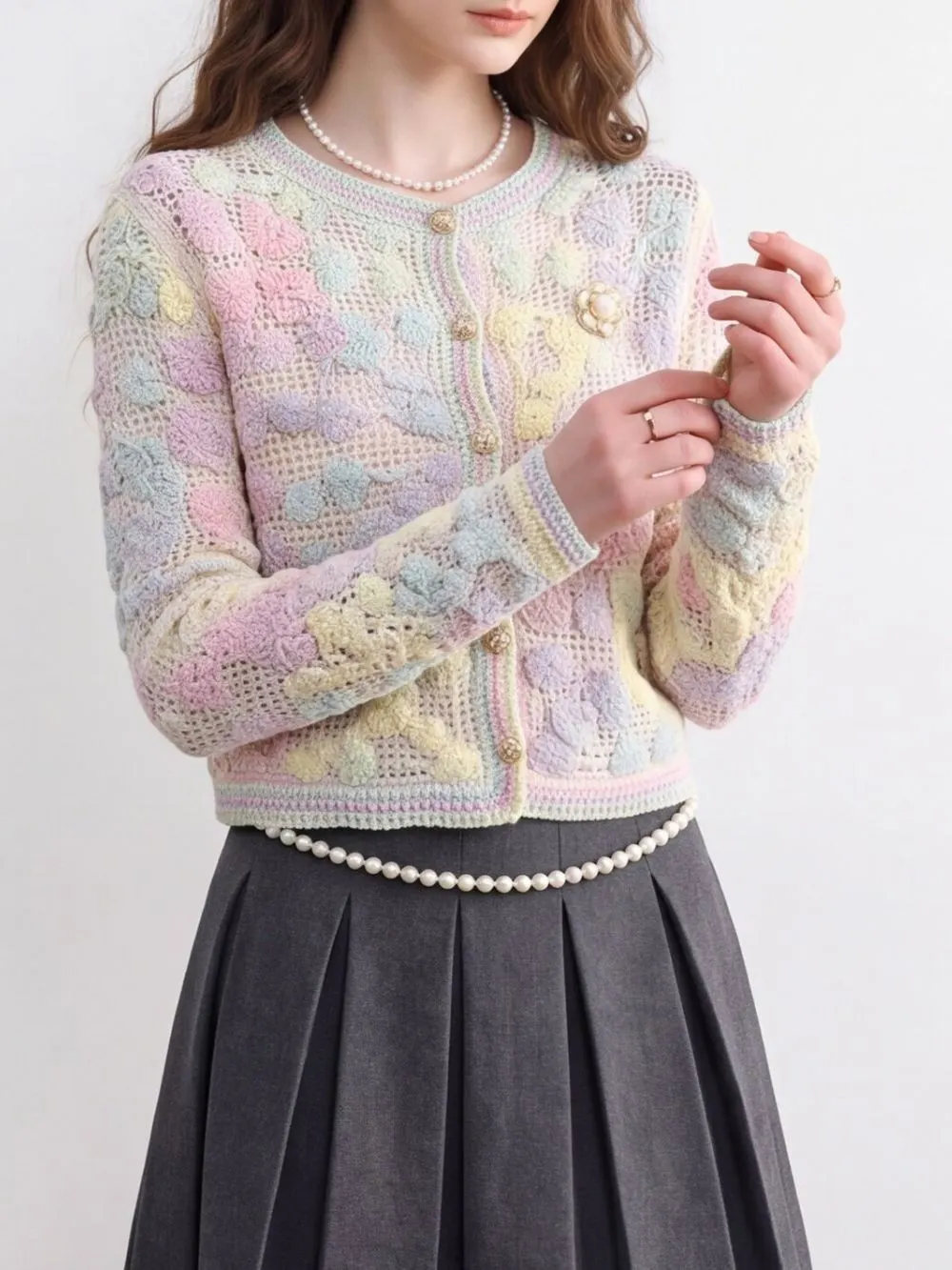Milli Flower Cardigan - OWNCI