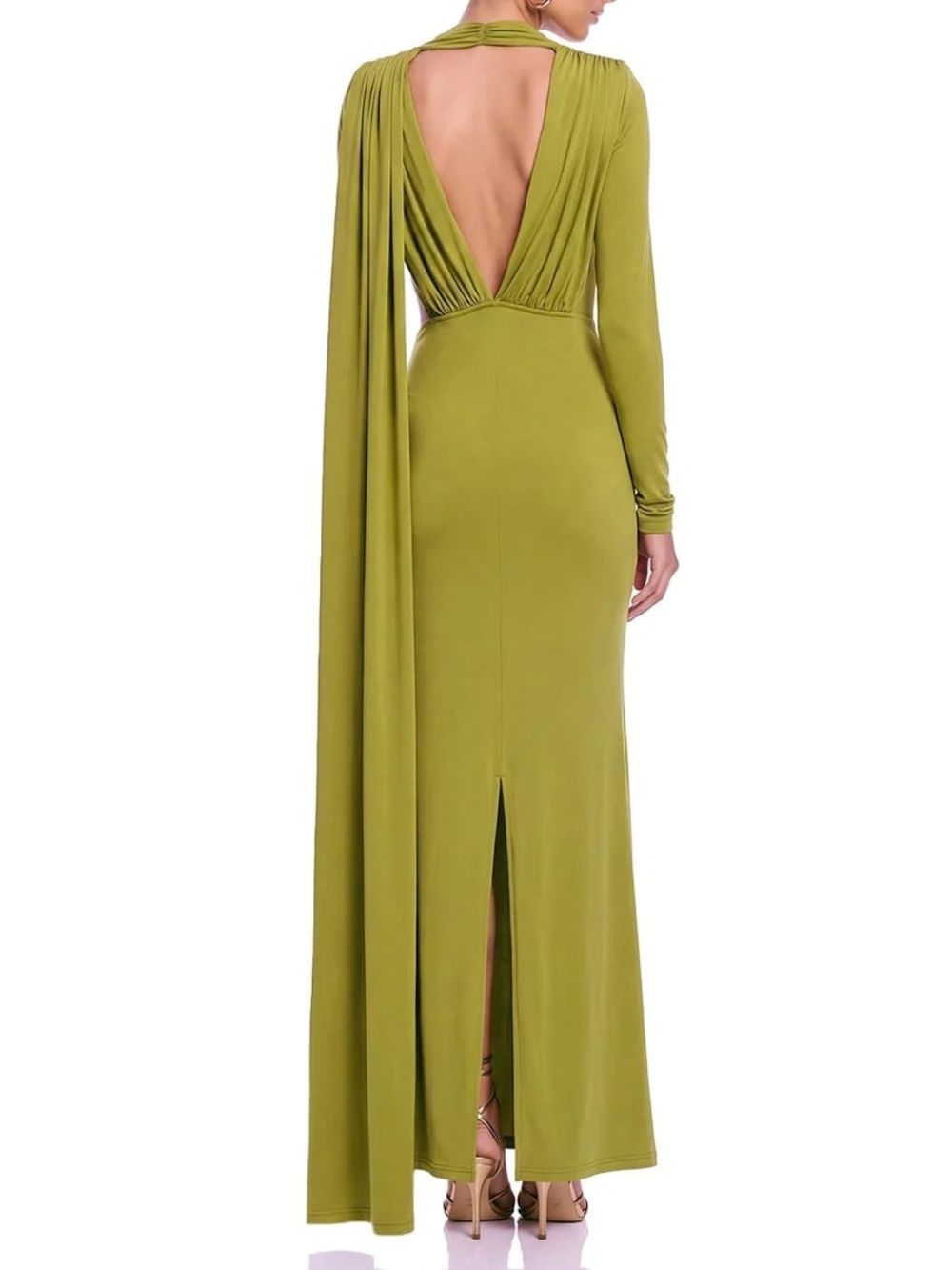 Ruvessa Cutout Draped Maxi Dress - OWNCI