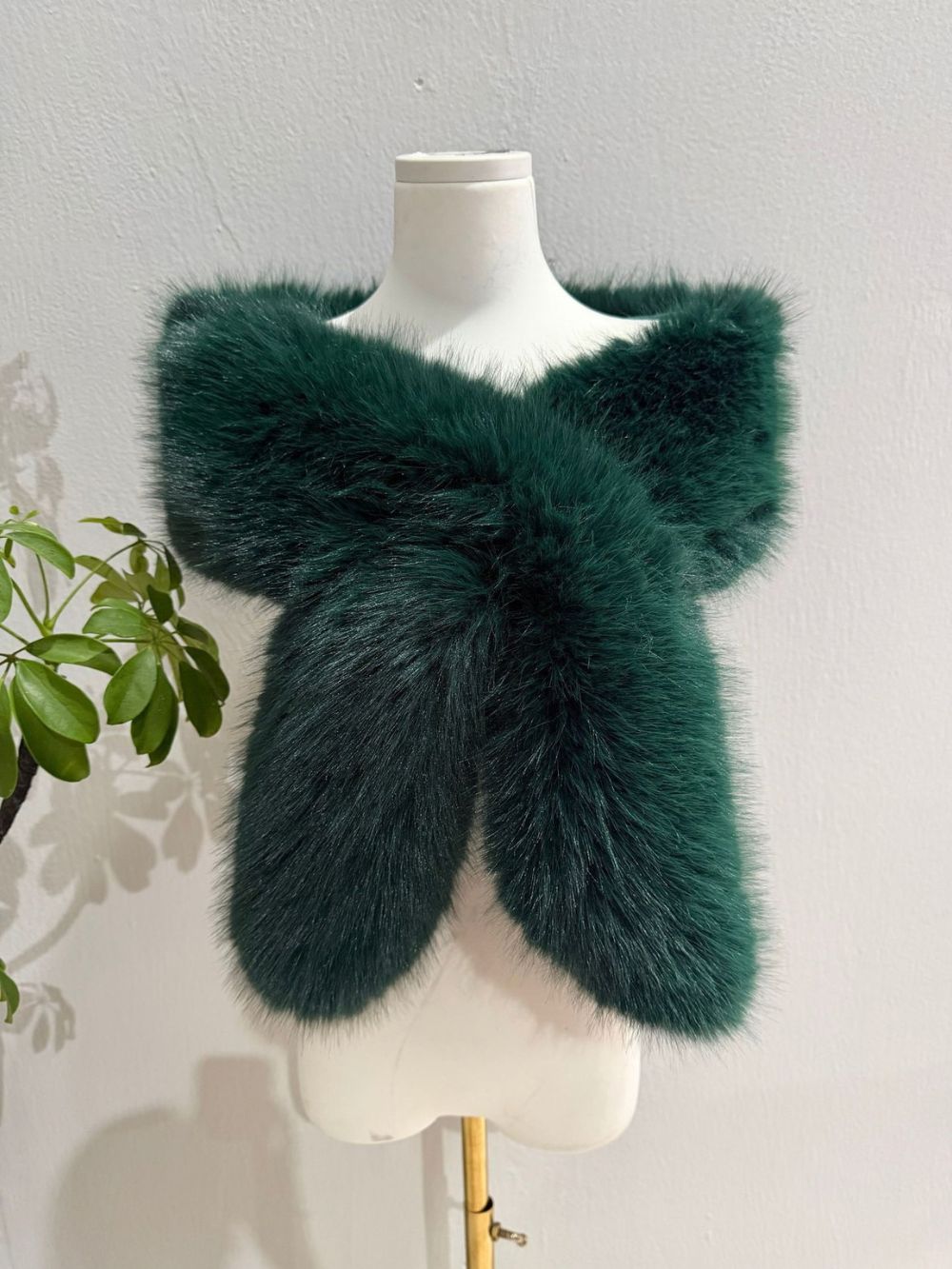 Micha Faux Mink Shawl - OWNCI Micha Faux Mink Shawl - OWNCI